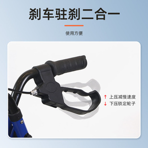 Andador con ruedas Shunkangtai, 4 ruedas, con asiento y bolsa, plegable, para ancianos, ayuda para la movilidad - Product Image 2