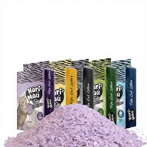 Gránulos de arena para gatos de tofu triturado, fuertes aglomerantes, con aroma a leche, 99% sin polvo - Product Image 1