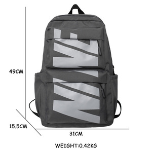 Durable <b>Lightweight</b> Nylon Fashion College Student <b>Backpack</b> Factory Custom Low Cost Multifunctional Youth Sports Waterproof - Product Image 5