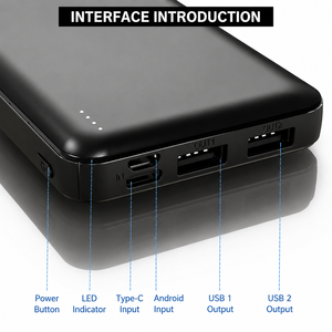 HYTO - Batería Portátil Personalizada al por Mayor de 10000 mAh con Logotipo, Banco de Energía Portátil de 20000 mAh con Carga Rápida para Teléfono - Product Image 3