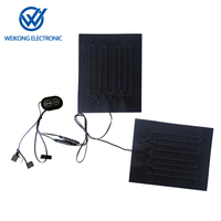 Coussin chauffant portable 5V USB-A avec contrôle de température, alimenté par batterie USB, pour siège de voiture et automatisation domestique