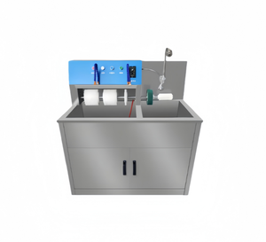 Lave-chaussures automatique professionnel en acier inoxydable grande capacité avec séchage et stérilisation autonettoyante pour les blanchisseries commerciales - Product Image 3