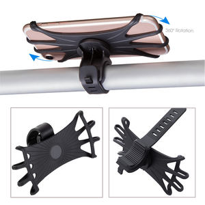 Soporte de teléfono móvil de bicicleta barato al por mayor personalizado 360 grados giratorio accesorio de bicicleta soporte de teléfono de motocicleta con logotipo - Product Image 5