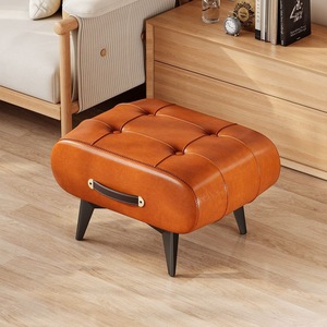Tabouret de Bar Moderne Réglable en Hauteur en Cuir Synthétique pour Salon, Hôtel, Appartement ou Bureau - Product Image 6