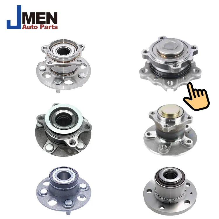 Jmen for AUDI Q2 Q3 Q5 Q7 SUV German Custom Wheel Hub Bearing Abs Speed Sensor car cap Auto Chassis Parts