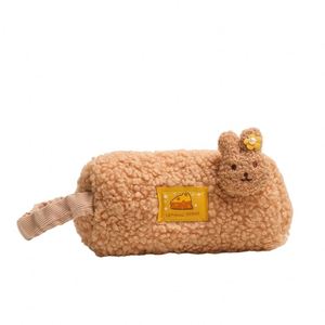 Lovely Customized Color Cartoon Animal Plush Pencil Case with Durable Plastic & Oxford Material for <b>School</b> & Office Use - Product Image 4