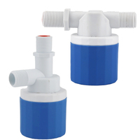 Commutateur de contrôle de niveau de liquide de réservoir à bille en plastique personnalisable de 3/4 ''vanne à flotteur de contrôle de niveau d'eau manuelle pour tour de refroidissement OEM
