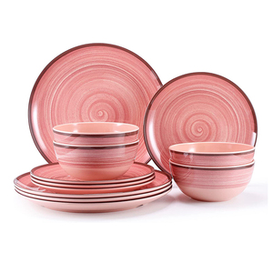 Nhà máy trực tiếp tùy chỉnh melamine Bộ đồ ăn <span class=keywords><strong>Set</strong></span> cho 4 tái sử dụng 12 cái melamine Bộ đồ ăn thiết lập - Product Image 1