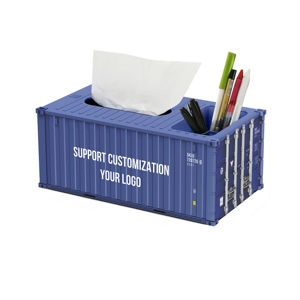 <span class=keywords><strong>Container</strong></span> mô hình trang trí sáng tạo vận chuyển hàng hóa giao nhận hậu cần kinh doanh lưu niệm quà tặng bút chủ mô hộp lưu trữ hộp - Product Image 4