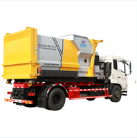 Poubelle hydraulique pour le ramassage des déchets Poubelle de levage Camion benne à ordures Crochet élévateur Camion à déchets