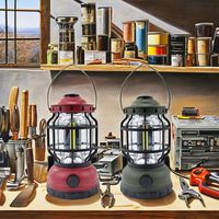 Lampe LED portable rechargeable pour l'extérieur, à suspendre, pour le camping, la randonnée et l'utilisation en tente, longue durée de fonctionnement, étanche, avec corps en ABS