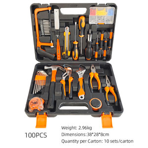 35pcs/45pcs/100pcs/102pcs/112pcs Red Black Power <strong>Tool</strong> Set <strong>Electric</strong> Drill Grinder Manual <strong>Tools</strong> Home Repair <strong>Kit</strong> - Product Image 4