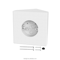 Support de montage et kit pour ventilateur de plafond en plastique, installation facile pour plafonds cathédrale 80, lot de 1