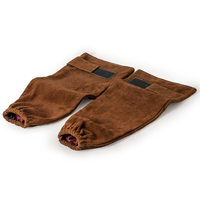 Manches de protection pour soudeurs YEESTECH en cuir, coton et Kevlar, résistantes à la chaleur et aux flammes, pour hommes et femmes