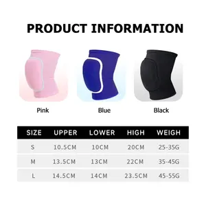 Profissional Soft Thick Sponge Dance Volleyball Knee Pads Brace para Crianças Crianças Adulto Voleibol Uso