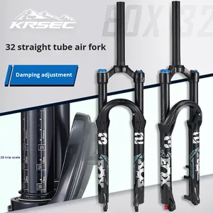 Horquilla Delantera para Bicicleta de Montaña KRSEC de 26/27.5/29 Pulgadas, Aleación de Aluminio, Amortiguación EOX, Negra, Tipo de Dirección Recta, Presión de Aire - Product Image 6
