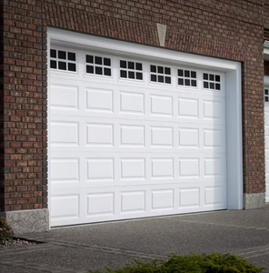 <span class=keywords><strong>Porte</strong></span> <span class=keywords><strong>de</strong></span> <span class=keywords><strong>garage</strong></span> sectionnelle moderne en alliage d'aluminium blanc, pliante, électrique, télécommandée, <span class=keywords><strong>automatique</strong></span>, avec isolation thermique en verre - Product Image 1