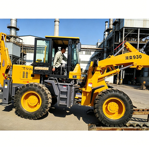 Chargeuse-pelleteuse intégrée avec pelle avant, machine d'excavation et de chargement hydraulique pour la construction routière et les travaux miniers - Product Image 1