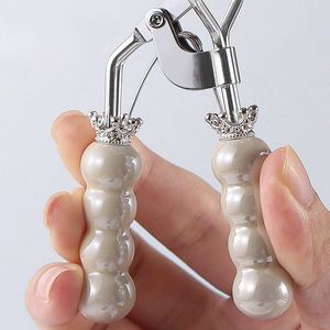 Pince à cils en céramique portable rose, nouvelle pince à cils en acier au carbone pour maquillage et beauté - Product Image 6