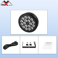 Projecteur LED professionnel 18x10W RGBW 4-en-1 DMX512 IP33 CRI90 Haute Luminosité E27 Dimmable 7950 Lumens pour Scène et DJ