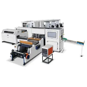 Four Rolls 6 Ream/Minute Paper Cutter Machine Perforation Automatic Paper Cup Printing Die Cutting Machine A3 Paper Cutter