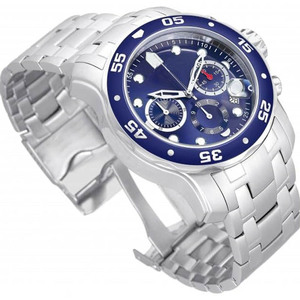 Reloj Deportivo de 44MM con Movimiento de Cuarzo, Logotipo Personalizado, Cristal de Zafiro, Brazalete de Acero Inoxidable, Resistente al Agua hasta 100 Metros - Product Image 5