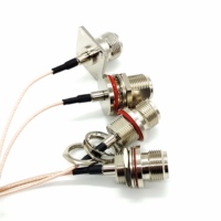 Câble coaxial personnalisé sans MOQ, SMA vers MCX MMCX TNC BNC N mâle/femelle, câble pigtail coaxial RG316 RG174 RG58 SMA RG316