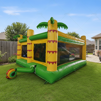 Château gonflable girafe pour enfants, trampoline, équipement de parc d'attractions, protection UV, PVC ignifuge, imperméable