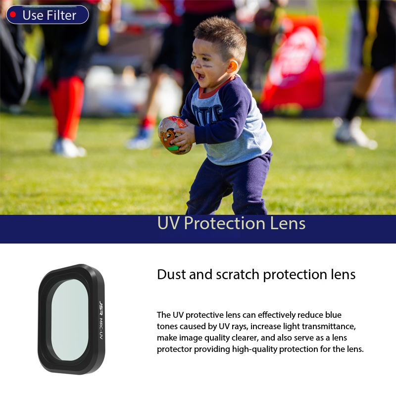 Filtre d'objectif MCUV pour DJI Pocket 3/4