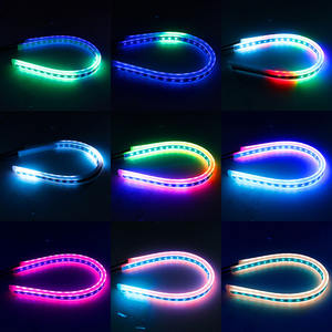 Nueva Tira de Luces LED RGB Flexible de 30CM 45CM 60CM, Luces de Circulación Diurna DRL, Luz de Señal de Giro, Luz de Conducción para Automóvil, 12V - Product Image 6