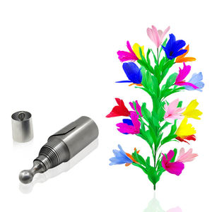 Canne colorée à <span class=keywords><strong>fleur</strong></span> tours <span class=keywords><strong>de</strong></span> <span class=keywords><strong>magie</strong></span> scène magique gros plan comédie magicien baguette métal acier magique disparition canne à <span class=keywords><strong>fleur</strong></span> - Product Image 2
