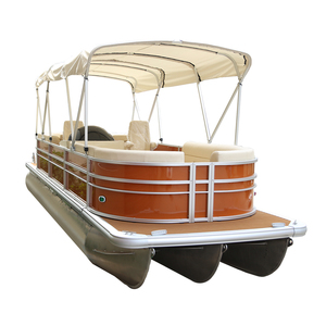 เรือโป๊ะทุ่นชั้นเดียวขนาด 26 ฟุต ปี 2025 ได้รับการรับรองมาตรฐาน CE สำหรับการใช้งานเพื่อการพักผ่อนหย่อนใจ - Product Image 5