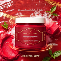 Savon éclaircissant pour le corps et le visage en gros, anti-taches brunes, blanchissant, anti-acné, fait main avec Aker Fassi