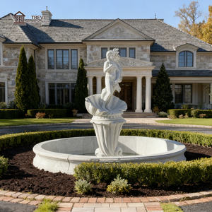 ट्रेवी ने बाहरी यार्ड सजावट के लिए प्राकृतिक पत्थर संगमरमर वेनस पानी का फव्वारा - Product Image 6