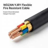 Cable de Alimentación Flexible Resistente al Fuego Cu/XLPE/LSZH 0.6/1kV, Cubierta Ignífuga LSZH, Aislamiento de Cobre XLPE