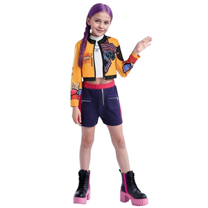Conjunto de Cosplay de Anime 'El Cazador de Demonios' - Disfraz de Baile Hip Hop para Niños para Fiestas y Espectáculos de Baile Hip Hop Kpop <span class=keywords><strong>Infantil</strong></span> - Product Image 3