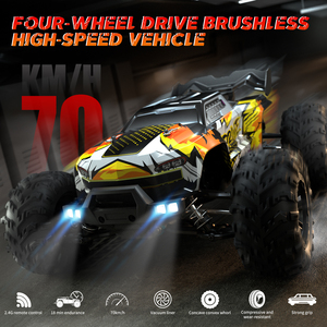 88rc SCY-16101PRO <span class=keywords><strong>2</strong></span>.4GHz 4WD không chổi than điện off-road xe tải xe RC xe 70 km/h tốc độ cao điều khiển từ xa Racing Car đồ chơi - Product Image 2