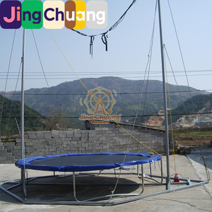 <span class=keywords><strong>Trampoline</strong></span> individuel pour enfants, <span class=keywords><strong>trampoline</strong></span> carré d'extérieur, lit de saut pliable à main, lit de saut à élastiques pour extérieur - Product Image 3