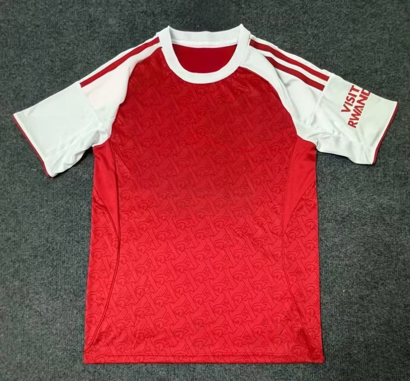 Arsenal red and white