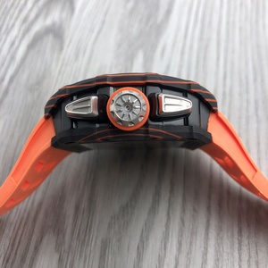 Super 11-03 Sport Mechanical Men's <b>Watch</b>, <b>Black</b> and Yellow Color Block Design, Luminous Date, Men's Wristwatch - Product Image 3