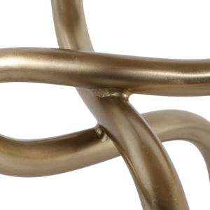 Tavolino da Cocktail in Legno Pietrificato con Base in Metallo Scultoreo, Piccolo Tavolino Laterale per Soggiorno e Camera da Letto - Product Image 6
