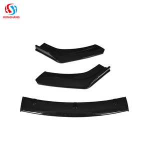 Jinghang — diffuseur avant de lame de pare-choc avant, en usine, lame de pare-choc noir brillant, pour Honda <span class=keywords><strong>CIVIC</strong></span> 2016 2017 2018 2020 - Product Image 6