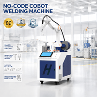 Robot de Soldadura Colaborativo sin Código CE, Robot de Soldadura de 6 Ejes, Soldador Cobot MIG, Robot de Soldadura Láser para Soldadura de Metales CS, SS y AL