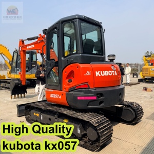Original Japanese <b>Used</b> <b>Machinery</b> KX057-5 KX057-4 6Tons <b>Used</b> Mini Digger with Hydraulic Quick Change for Landscaping - Product Image 1