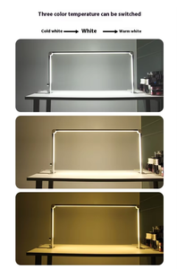 36W <b>Foldable</b> LED <b>Desk</b> Lamp Square Nail <b>Table</b> Light Bright Manicure Beauty Lamp for Salon Nail Art Workstation - Product Image 4