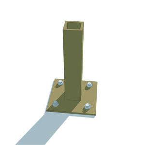 Gazebo extérieur extérieur en composite avec <span class=keywords><strong>poteau</strong></span> et poutre au design moderne, pergola en <span class=keywords><strong>bois</strong></span> naturel à grille wpc - Product Image 4