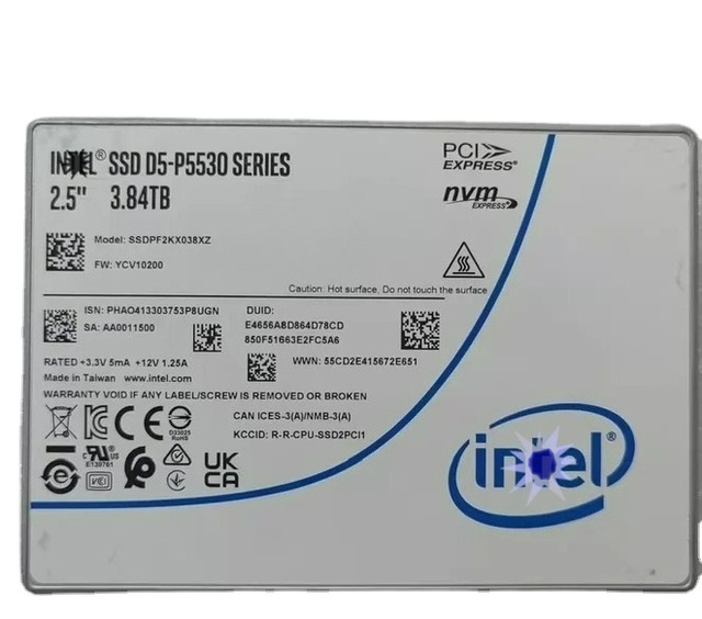 D5-P5530 3.84TB  NVMe SSD SSD Solid State Drive SSDPF2KX038XZ