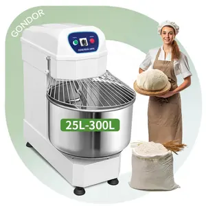 Stainless Steel Stand 30l Vertical 5kg 30 Litre Bread 50l Two Arm Cookie Cake Heated Dough Mixer Machine