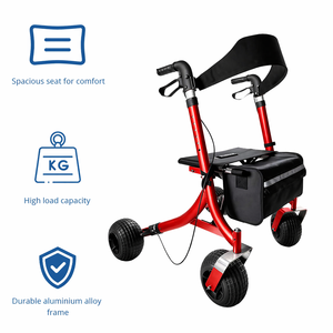 <span class=keywords><strong>Andador</strong></span> con Asiento OEM Plegable, Ligero y Duradero, Ayuda <span class=keywords><strong>de</strong></span> Movilidad para Personas Mayores y con Movilidad Limitada, Fácil <span class=keywords><strong>de</strong></span> Guardar para Viajar - Product Image 3
