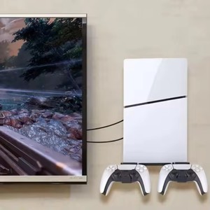GP-539 Console Wall Mount Rack for <strong>PS5</strong> Slim Gaming <strong>Controller</strong> Holder <strong>Stand</strong> Bracket Kit Metal Hanger Storage <strong>Stand</strong> - Product Image 6